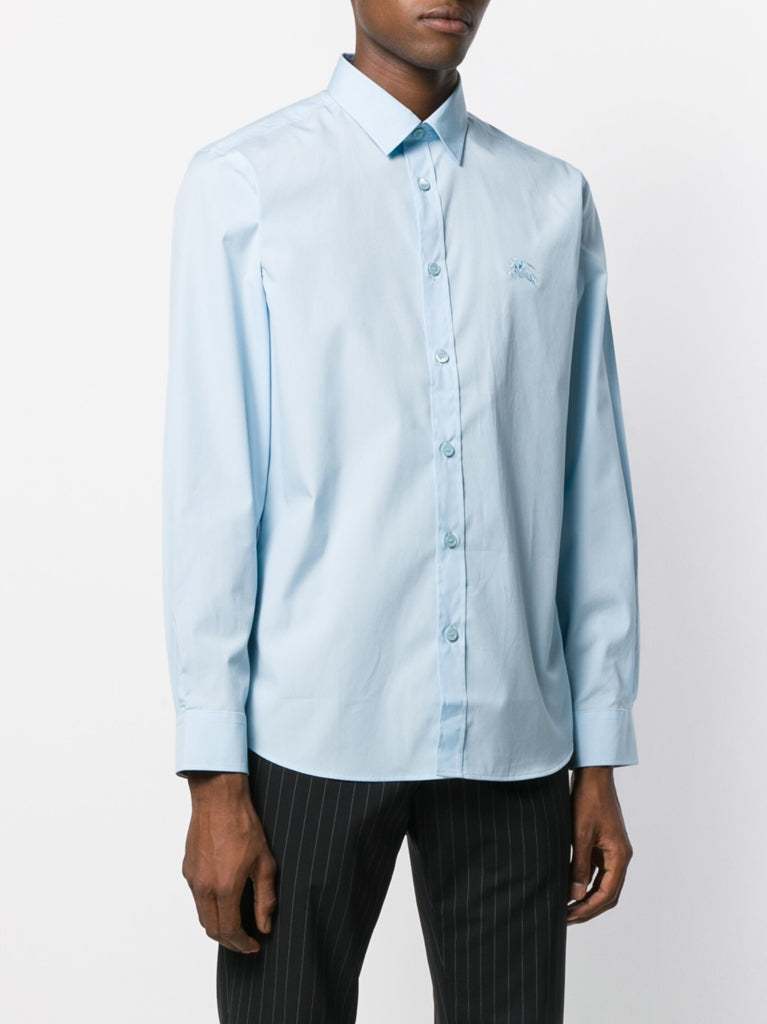 áo sơ mi BURBERRY CAMBRIDGE ABOYD LONG SLEEVE SHIRT PALE BLUE 8066768  authentic tại blankroom hà nội, việt nam