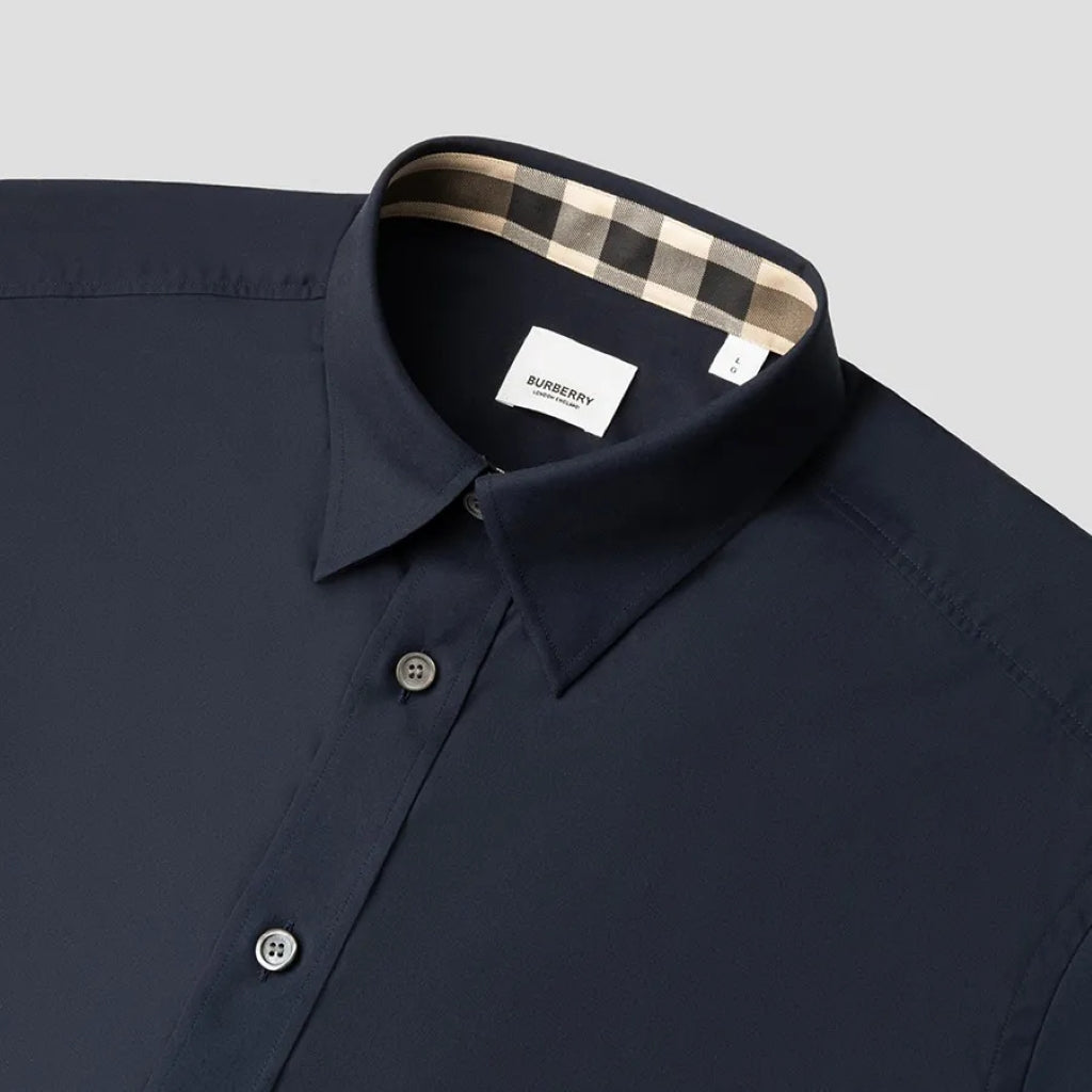 áo sơ mi nam BURBERRY CAMBRIDGE ABOYD NAVY SHIRT 8066765 authentic tại sài gòn, tp hcm