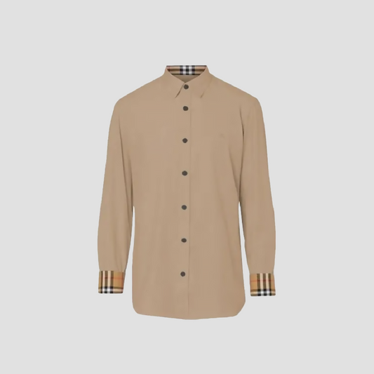 Burberry Cambridge Aboyd Long-Sleeve Shirts In Soft Fawn 80667641