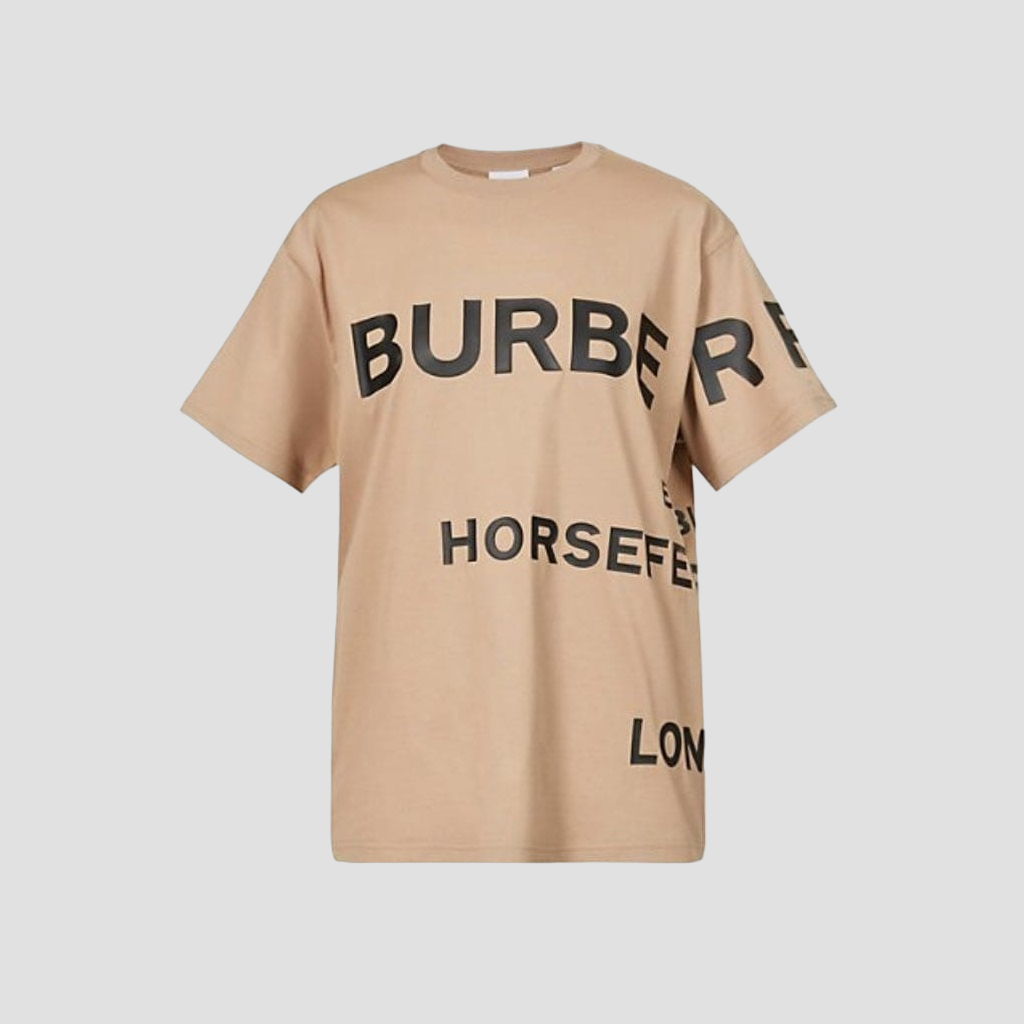 Burberry Carrick Horseferry T-Shirt In Beige 80805441
