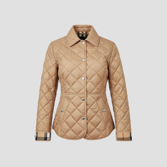 Burberry Cawthorne Quilted Jacket Beige 81114601