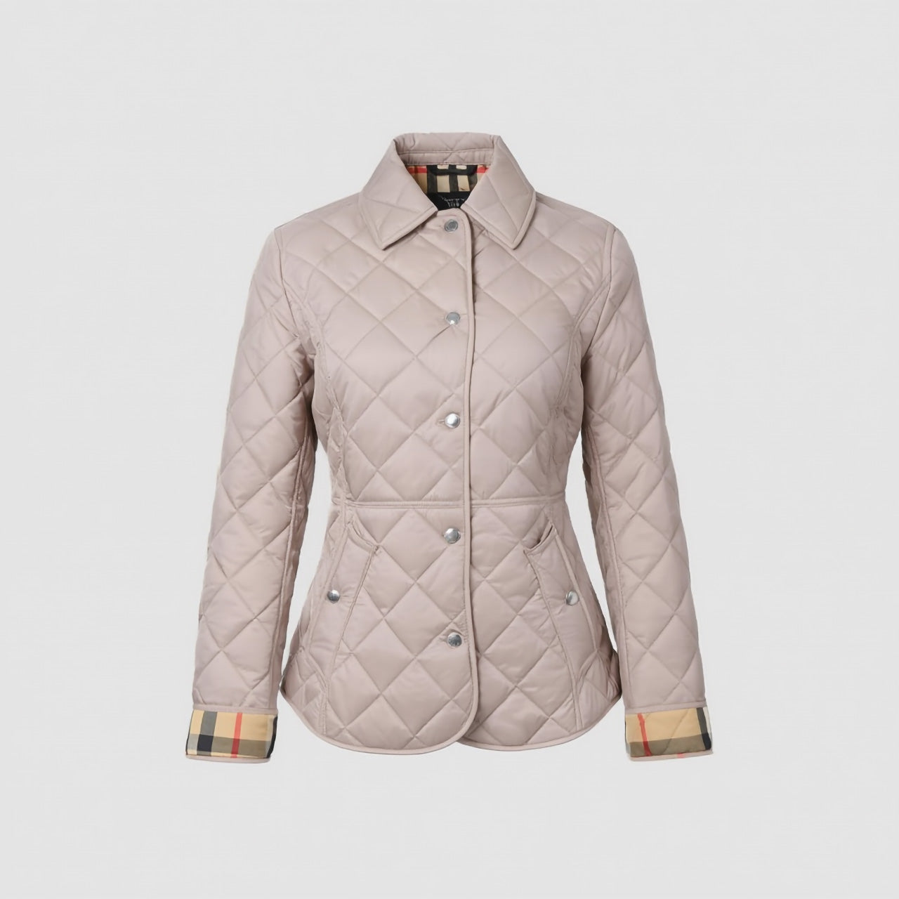 Burberry Cawthorne Quilted Jacket Light Taupe 81114571