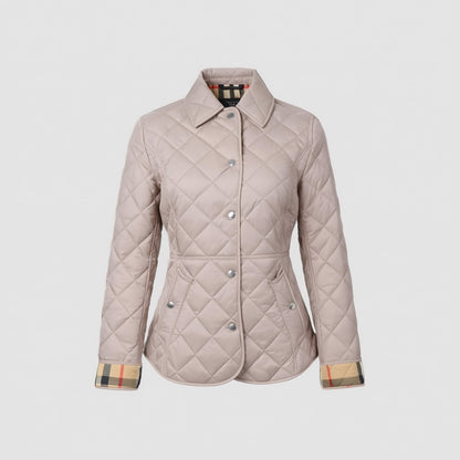 Burberry Cawthorne Quilted Jacket Light Taupe 81114571