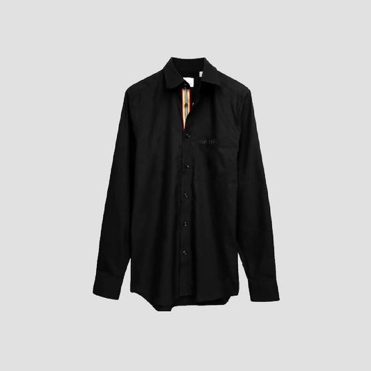 Burberry Claverdon Long-sleeve Shirts In Black 80842841