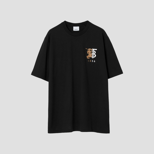 Burberry Contrast Logo T-shirt Black 8023785