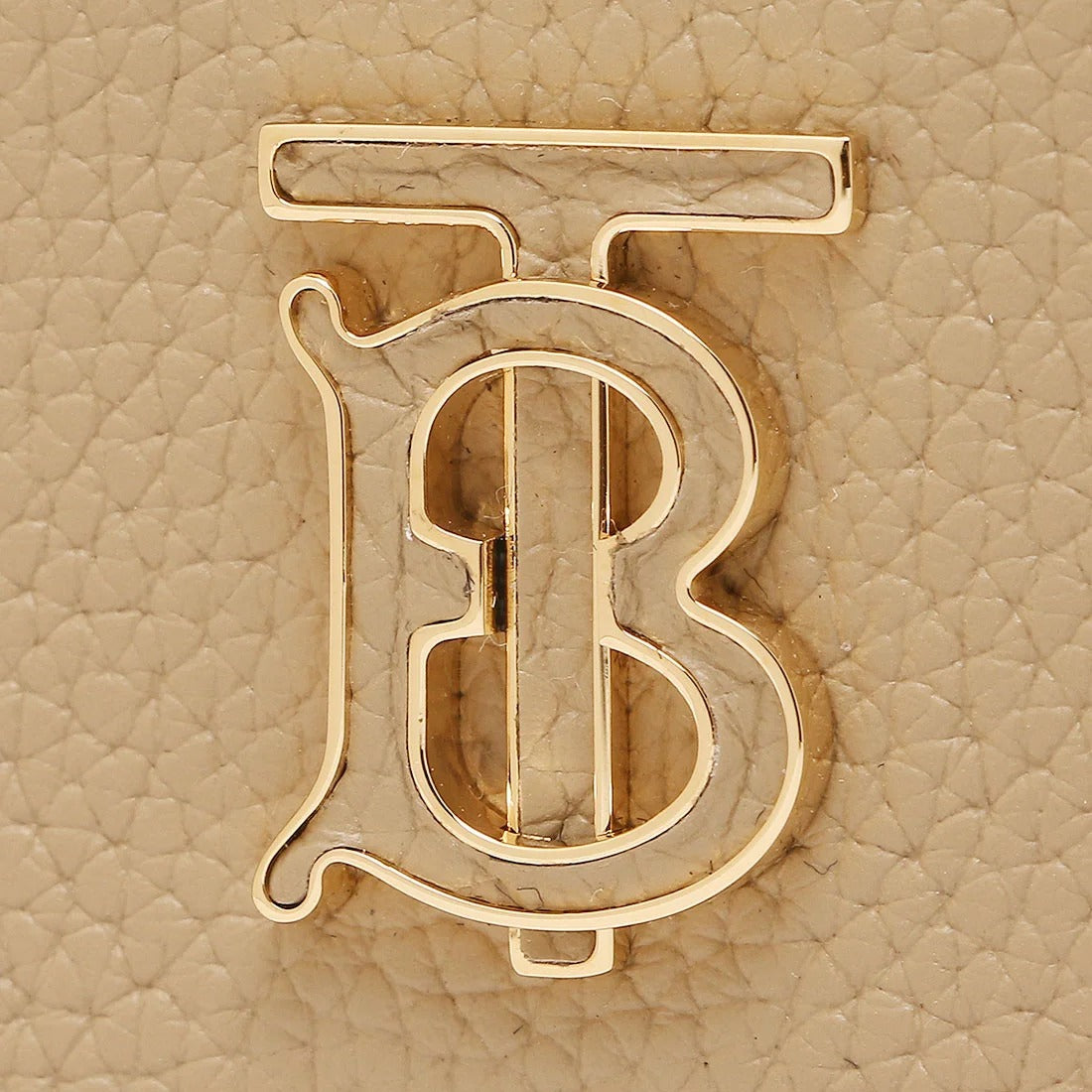 ví đựng thẻ Burberry Grainy Leather TB Card Case in Oat Beige 8066023 hàng hiệu Authentic tại blankroom hà nội, việt nam