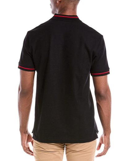 áo thun có cổ Burberry Grenford Polo Black 8067577 authentic tại blankroom hà nội, việt nam