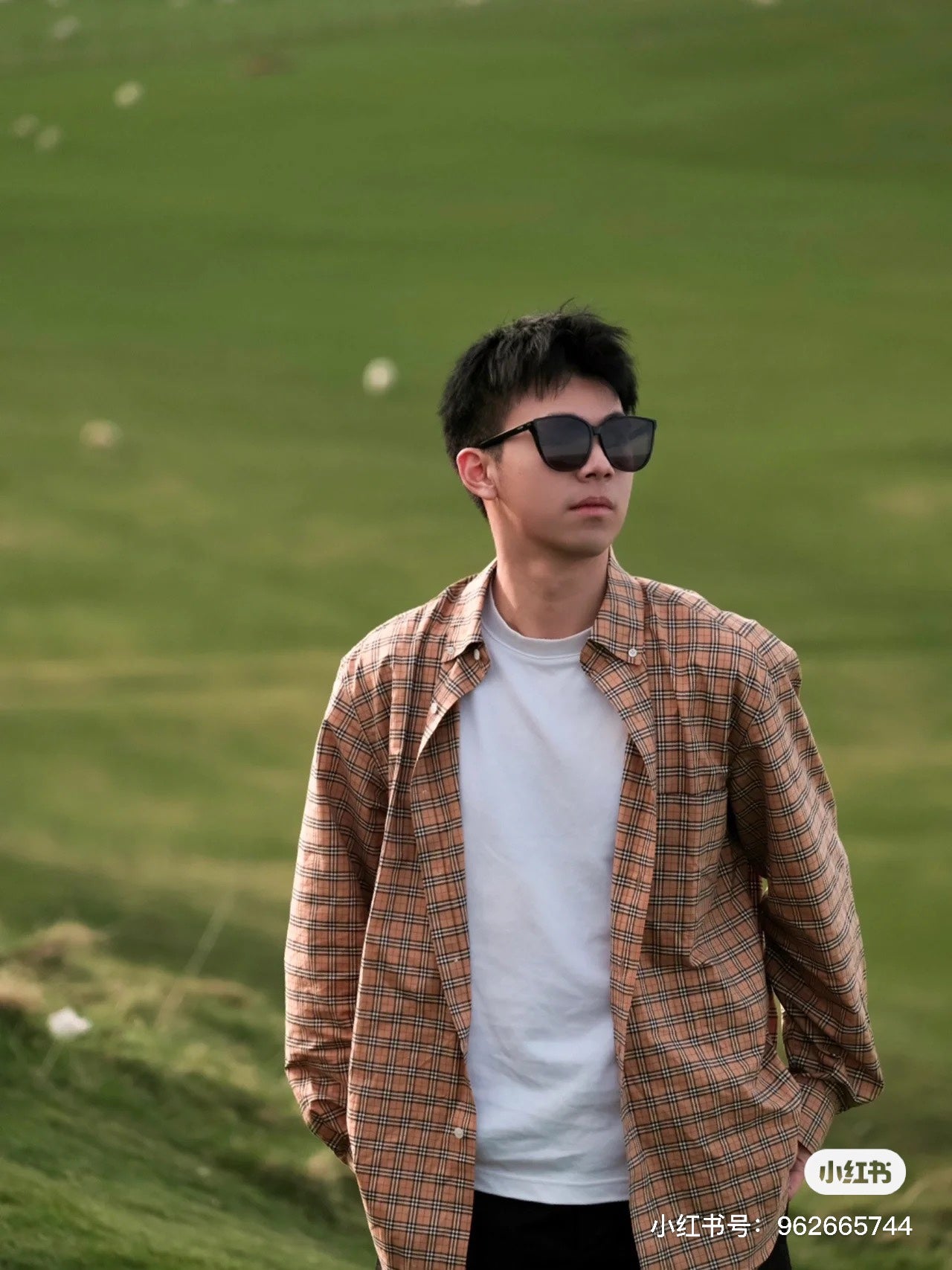 nam mặc áo Burberry Jameson Vintage Shirts In Beige 8004263