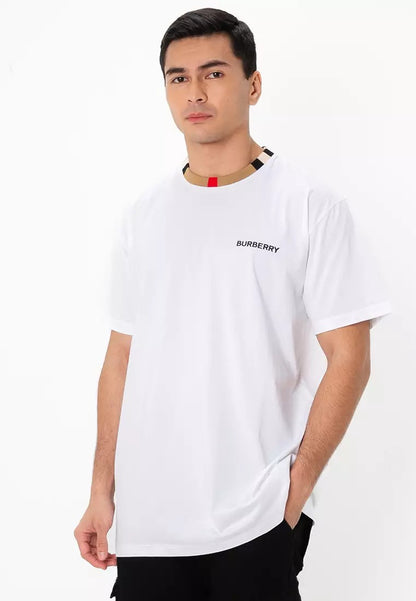 wearing Burberry Jayson T-Shirt In White 8078115