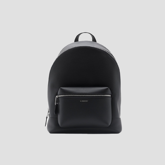 Burberry Jeff Backpack Black Canvas Leather 80840691