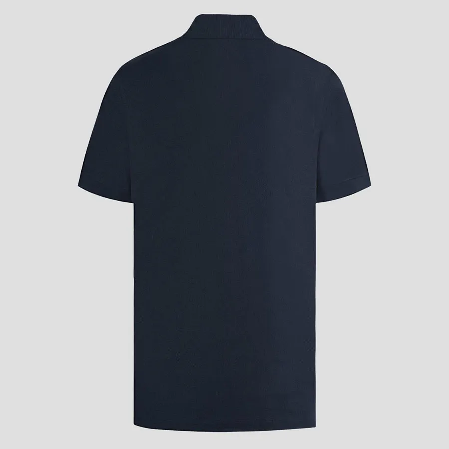 áo thun có cổ BURBERRY LOGO-EMBOIRED CIRCLE BT COTTON POLO IN NAVY 8055227 authentic tại blankroom hà nội, việt nam