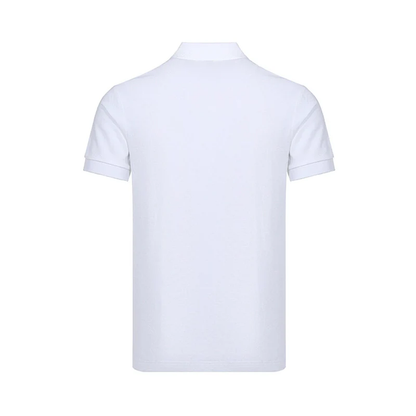 áo thun có cổ Burberry Logo-Emboired Cotton Polo Shirt White 8014005 authentic tại blankroom hà nội, việt nam