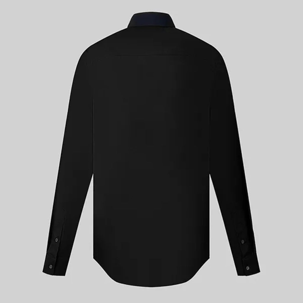 áo sơ mi nam BURBERRY LOGO EQUESTRIAN KNIGH LONG SLEEVE SHIRT IN BLACK 8066763 authentic tại sài gòn, tp hcm