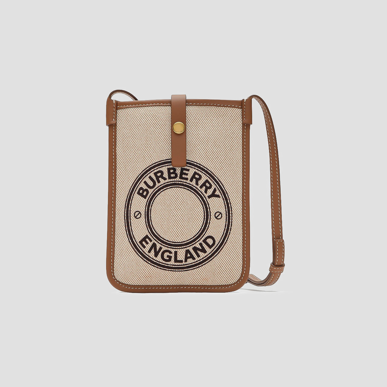 Burberry Logo Graphic Canvas Phone Pouch 81214571