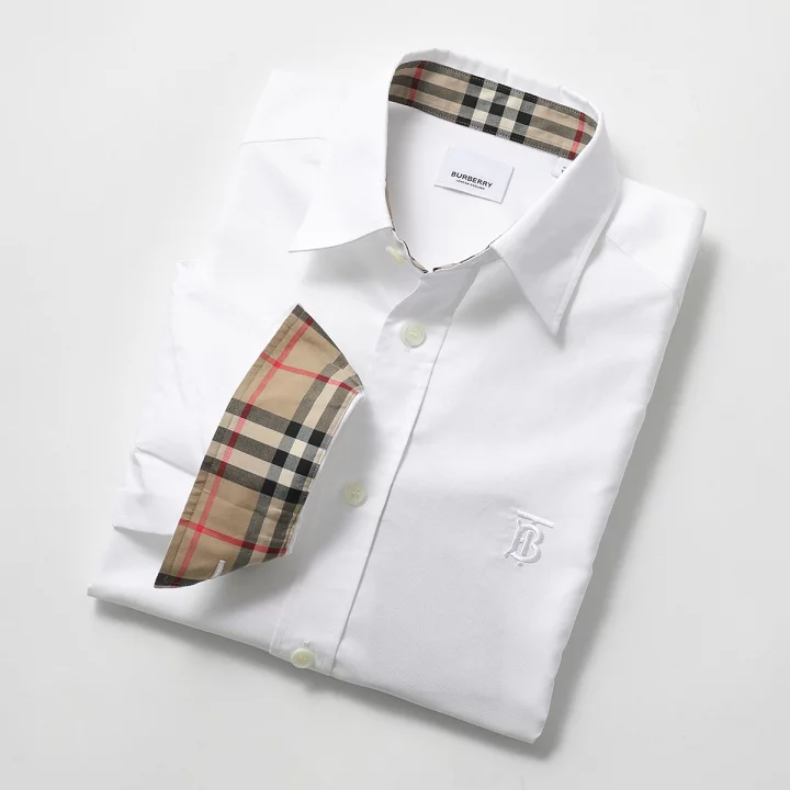 áo sơ mi BURBERRY MONOGRAM MOTIF SLIM-FIT SHIRT 8024514 authentic tại blankroom hà nội, việt nam