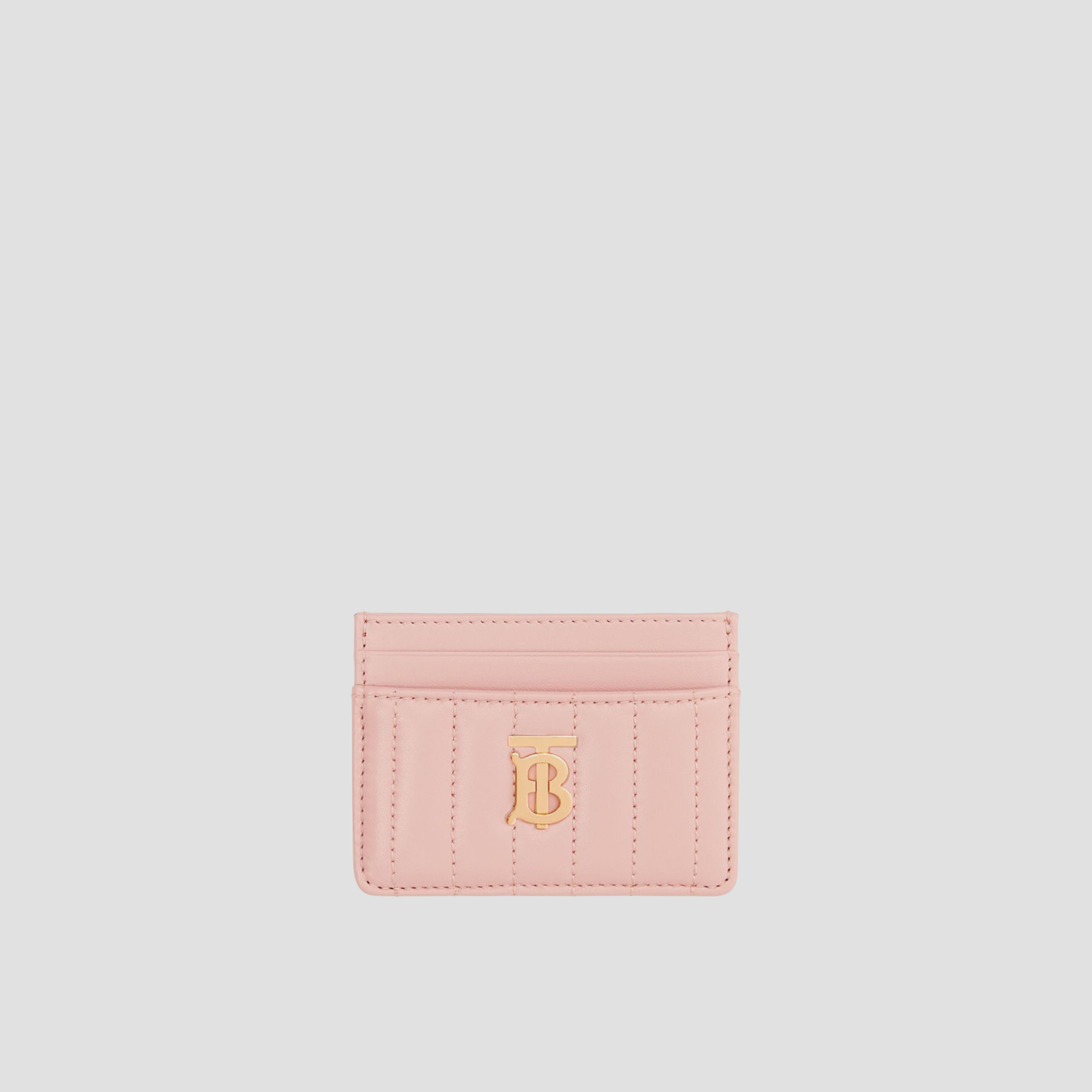 Burberry Quilted Leather Lola Card Case Dusky Pink 80623711
