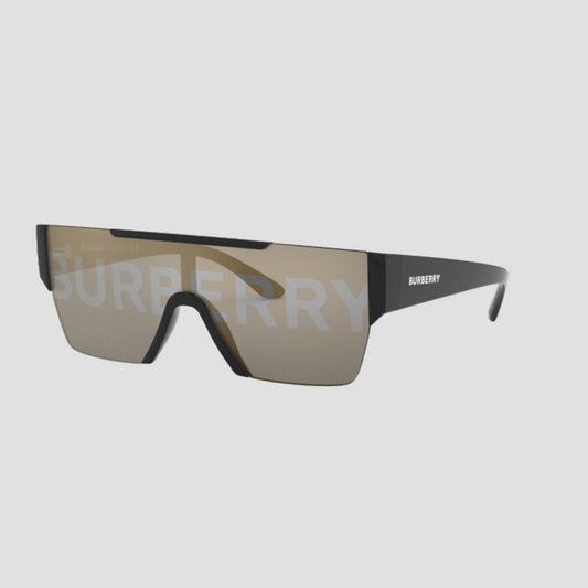 BURBERRY SHIELD SUNGLASSES IN BLACK/YELLOW BE4291 3001H