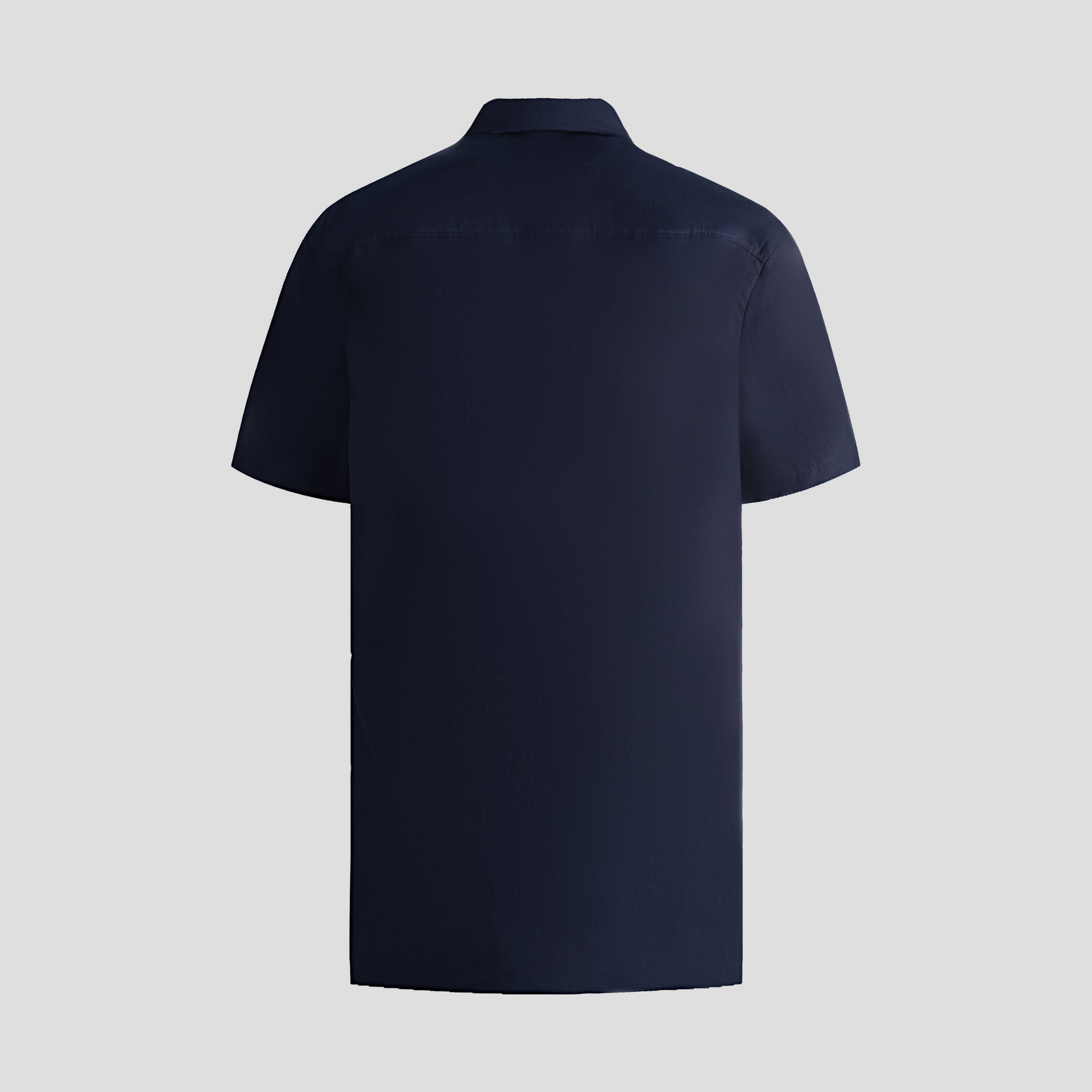 áo sơ mi BURBERRY SQUARE B LOGO-EMBOIRDERED SHORT SLEEVE SHIRT IN NAVY 8061862 authentic tại blankroom hà nội, việt nam