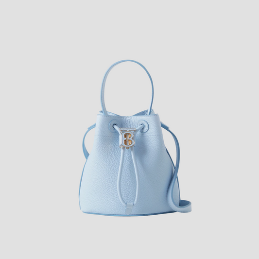Burberry TB Mini Bucket Bag 'Light Blue' 80661841