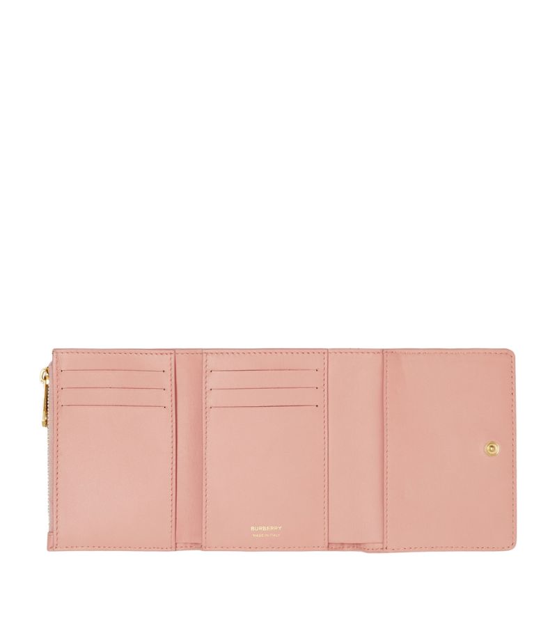 ví gập BURBERRY WALLET QUILTED LOLA FOLDING IN PINK 80623691 authentic tại sài gòn, tp hcm