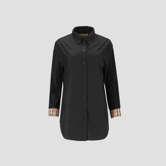 Burberry Women Guan Long-Sleeve Shirts In Black 8062146