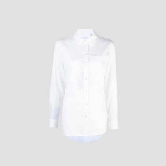 Burberry Women Guan Long-Sleeve Shirts In White 8062147