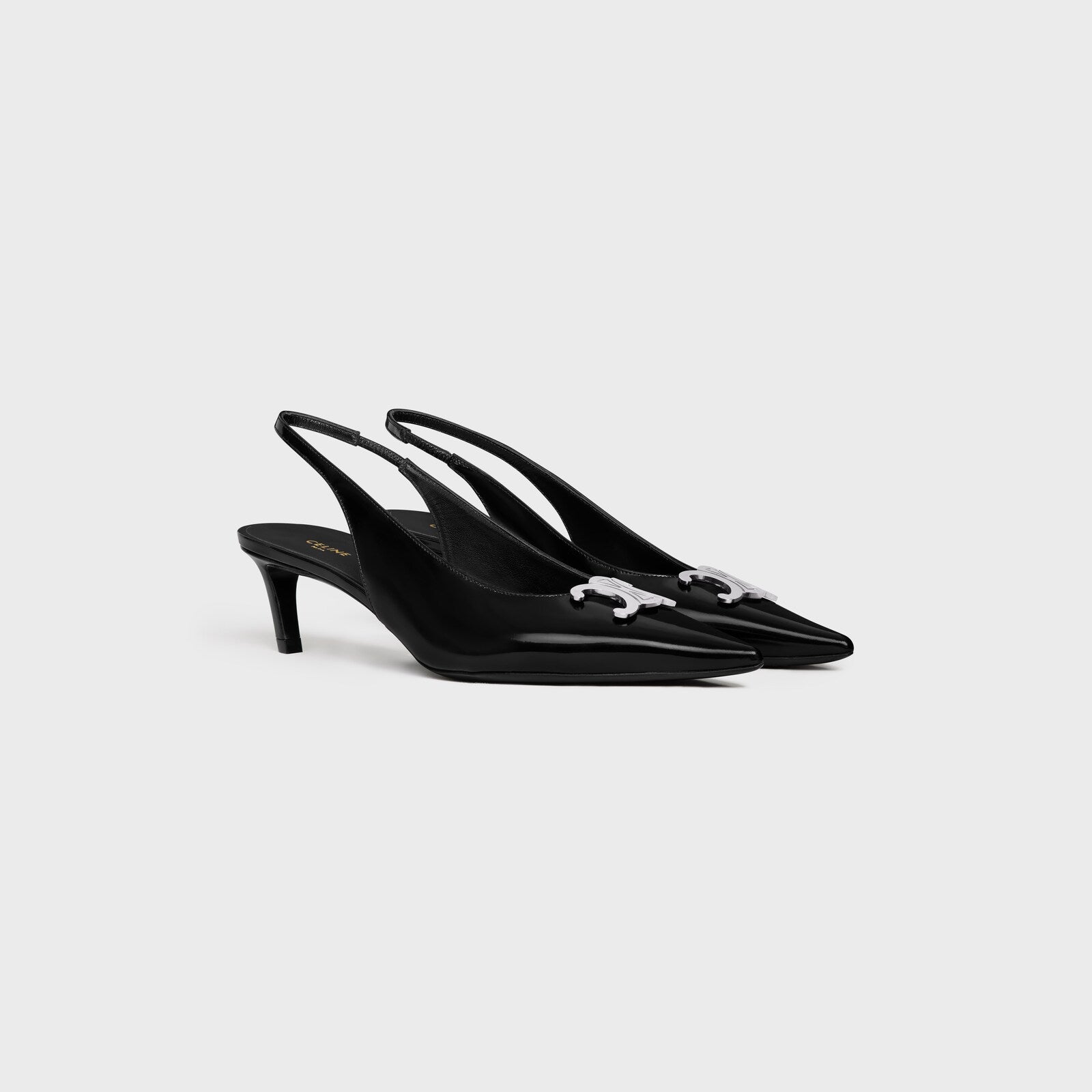 Celine Alma Triomphe Slingback in Glossy Calfskin 356834371C.38NO