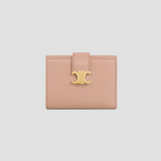 Celine Fine Strap Wallet Nino in Supple Grained Calfskin – Soft Peach 10M963GHH.03PH