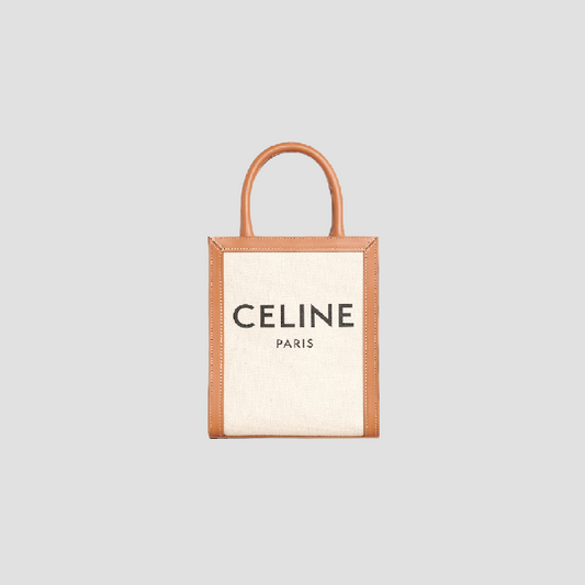 CELINE MINI VERTICAL CABAS IN NATURAL/TAN 193302BNZ.02NT