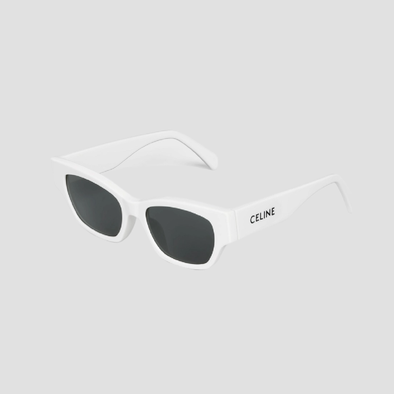 CELINE MONOCHROMS 01 SUNGLASSES IN ACETATE WHITE 4S197CPLB.01BC