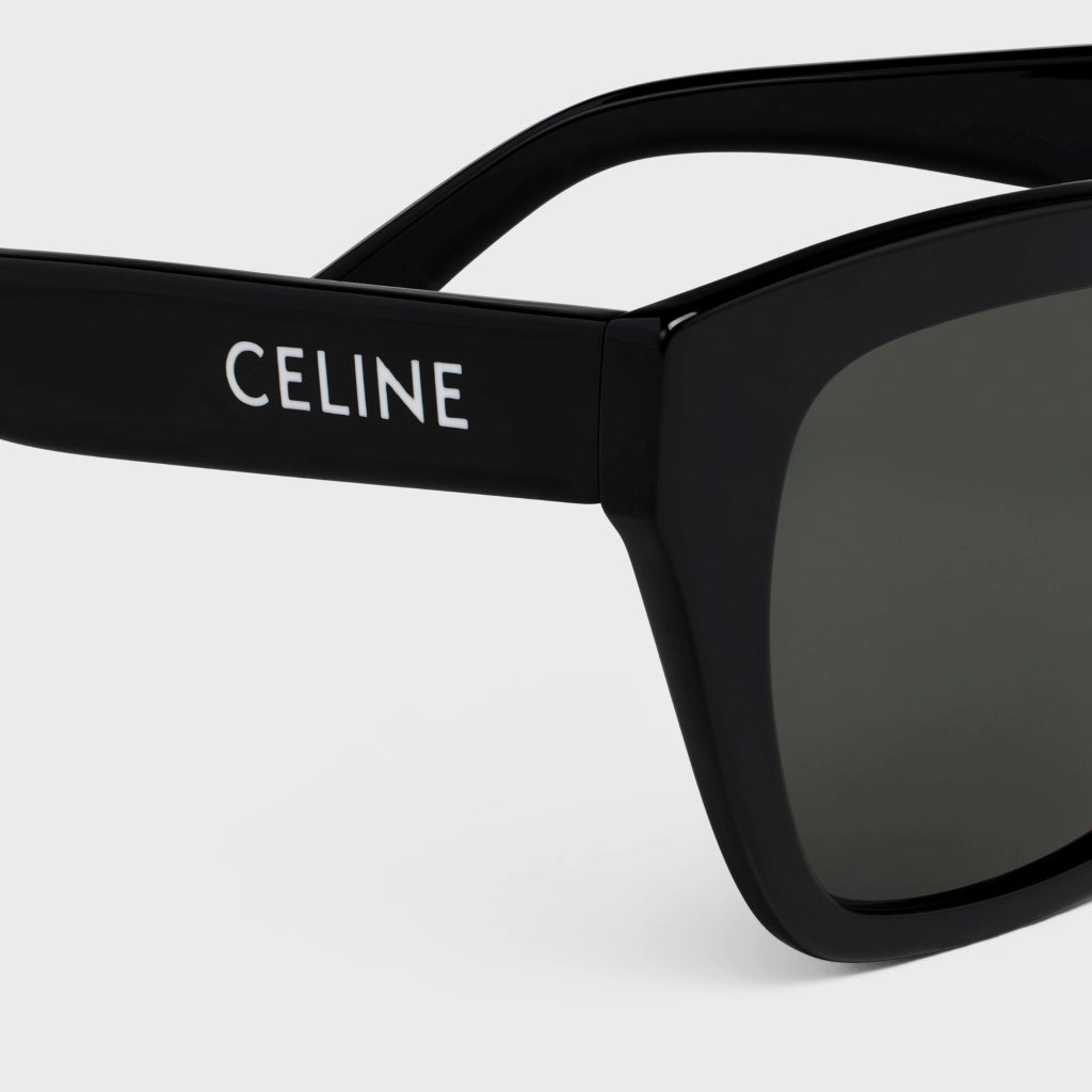 mắt kính râm CELINE MONOCHROMS 03 SUNGLASSES IN ACETATE BLACK 4S198CPLB 38NO authentic tại blankroom hà nội, việt nam