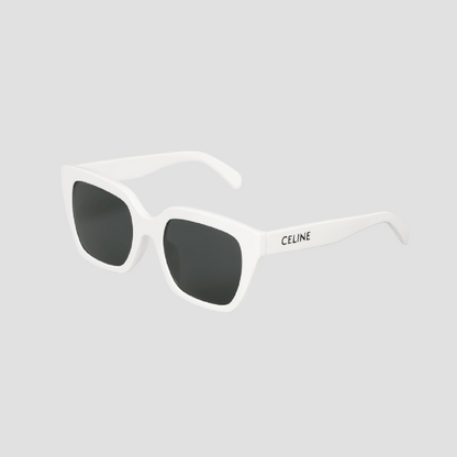 CELINE MONOCHROMS 03 SUNGLASSES IN ACETATE WHITE 4S198CPLB.01BC