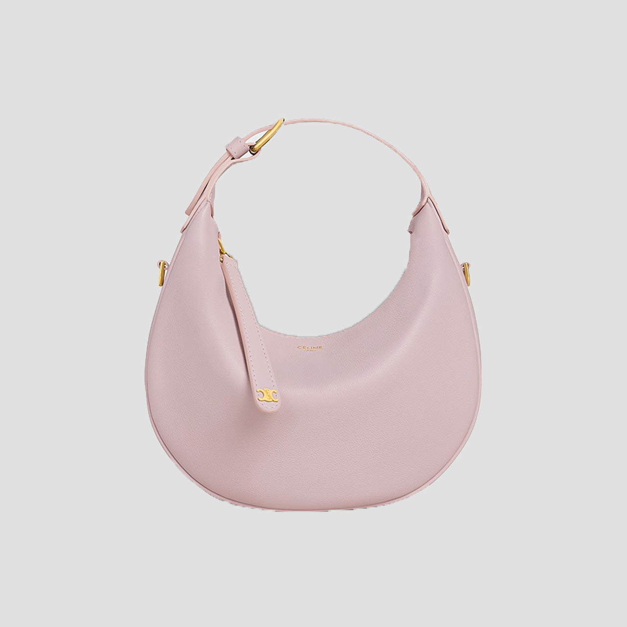 Celine Teen Celine Lulu in Grained Calfskin Bleached Pink 120723ENY.25BD