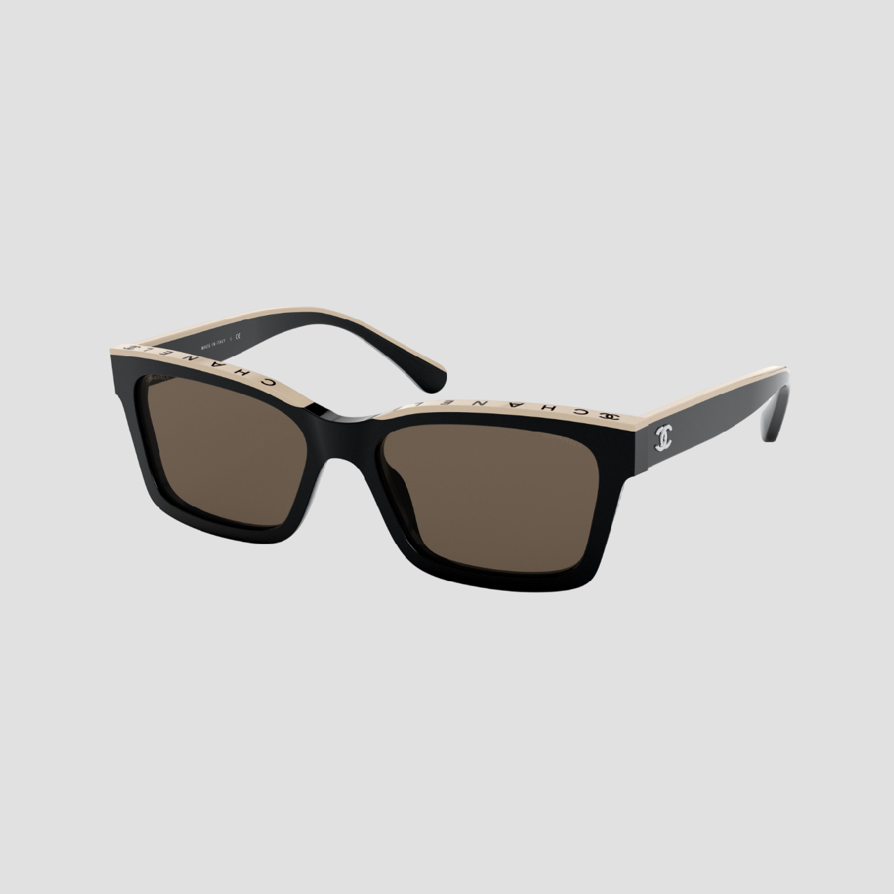 CHANEL CH5417 C534/3 BLACK BEIGE SUNGLASSES