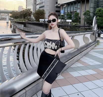 nữ đeo kính CHANEL CH5422B 1026S4 SQUARE SUNGLASSES