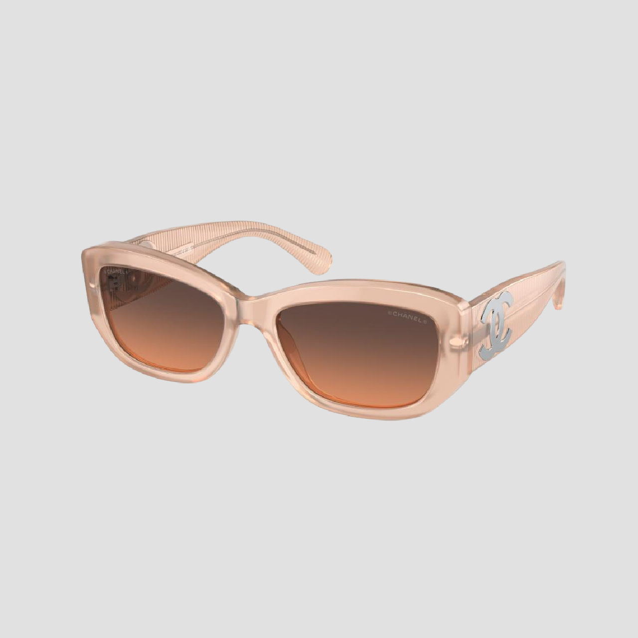 CHANEL CH5493 173218 PEACH ORANGE SUNGLASSES 5493 1732/18