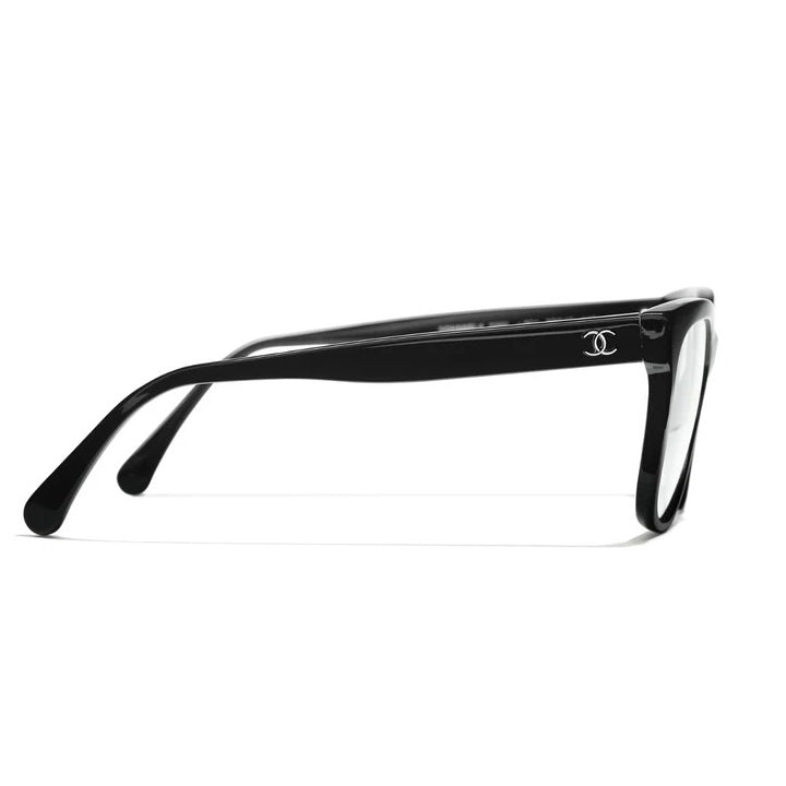 mắt kính CHANEL SQUARE EYEGLASSES IN BLACK ACETATE CH3392 hàng hiệu chính hãng authentic tại sài gòn, tp hcm