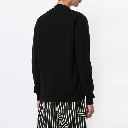 áo len COMME DES GARCONS (CDG PLAY) AZ-N058-051-1DOUBLE HEART CARDIGAN BLACK authentic tại sài gòn, tp hcm 