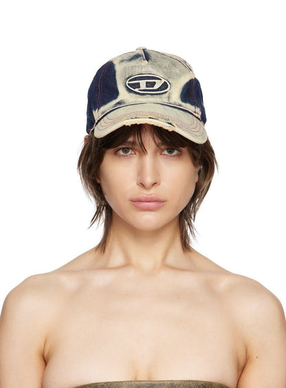 nữ đội nón Diesel C-Seymon Treated Denim Baseball Cap A064670DGAV-01