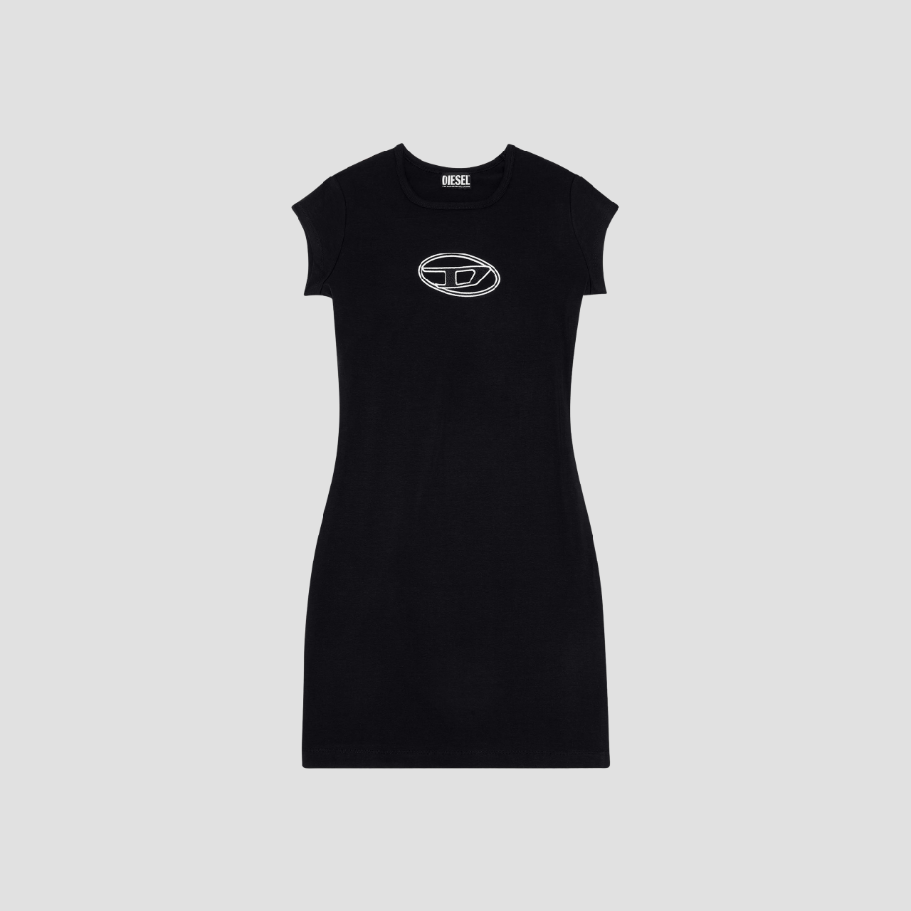 Diesel D‑Angiel Black/White Short Dress A062700AFAA-9XX