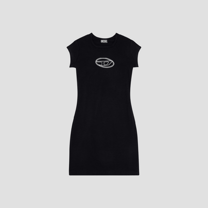 Diesel D‑Angiel Black/White Short Dress A062700AFAA-9XX