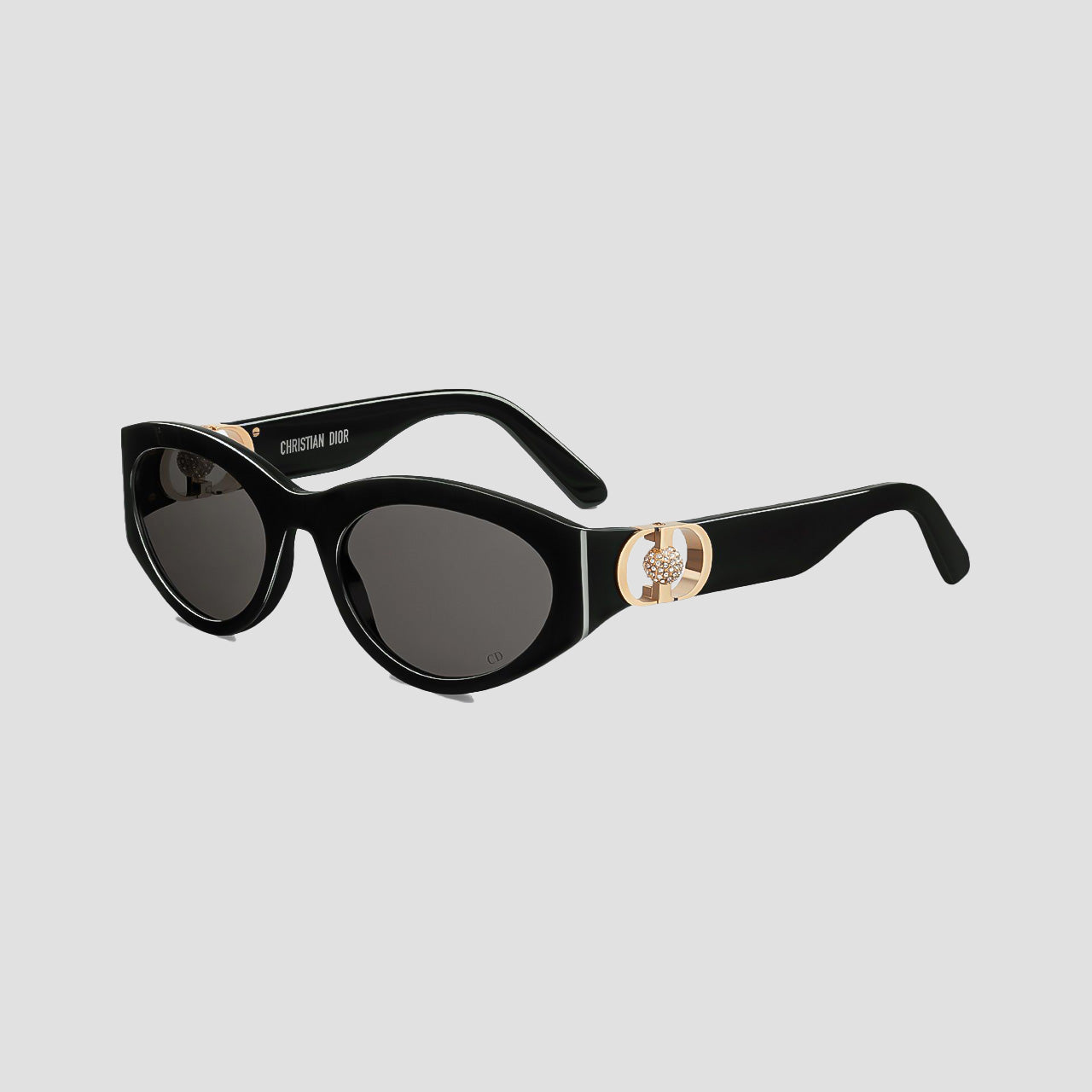 Dior 30Montaigne B7I 10A0 Black Oval Sunglasses