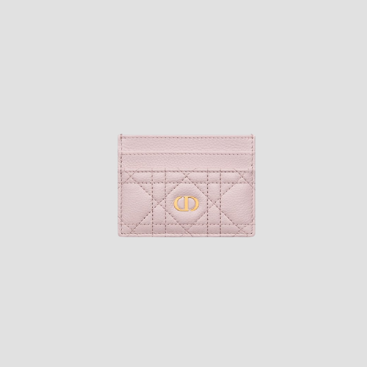 DIOR CARO FREESIA CARD HOLDER PALE PINK S5130UWHC_M05N