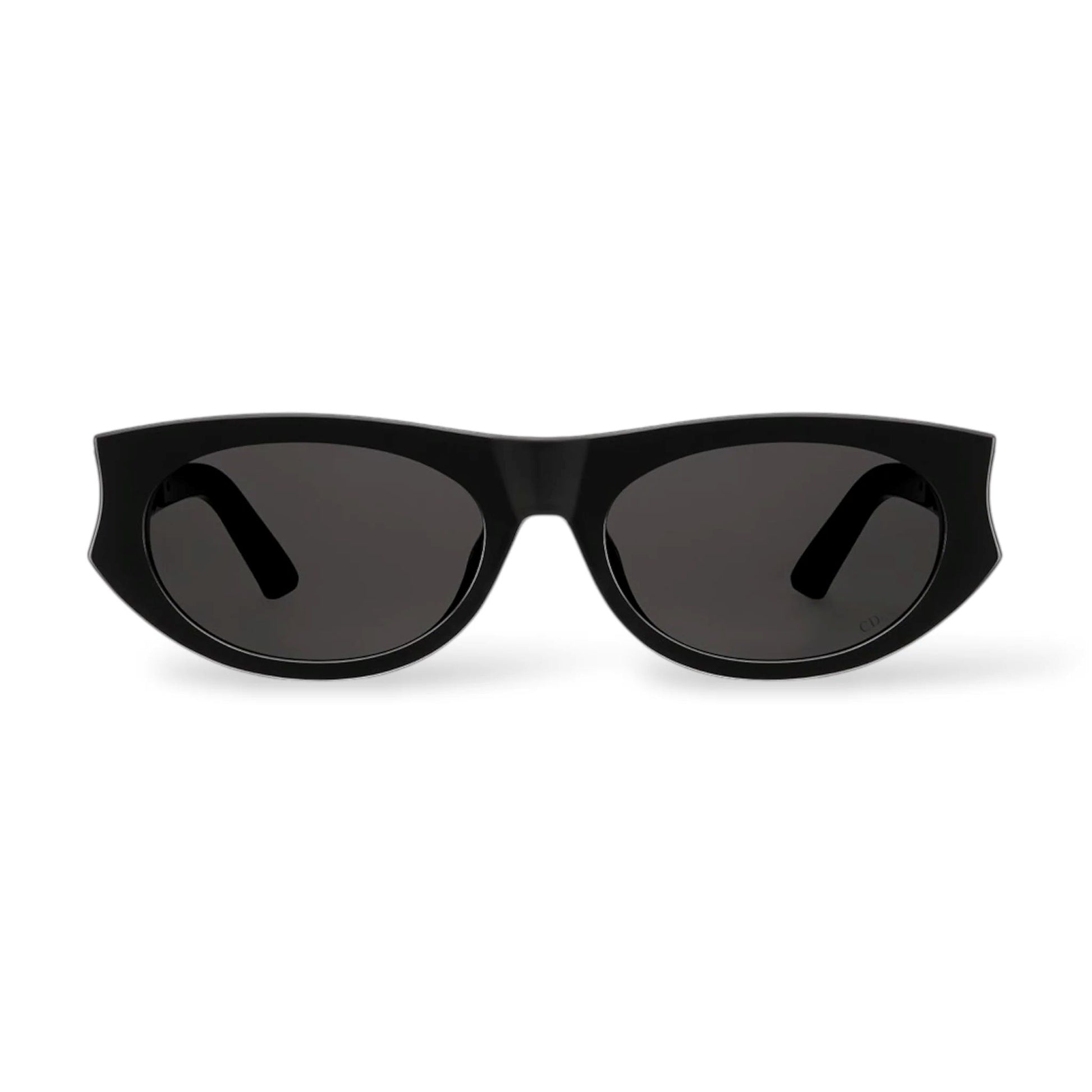 Front Dior DiorGlow B2F 10A0 Butterfly Sunglasses on a white background