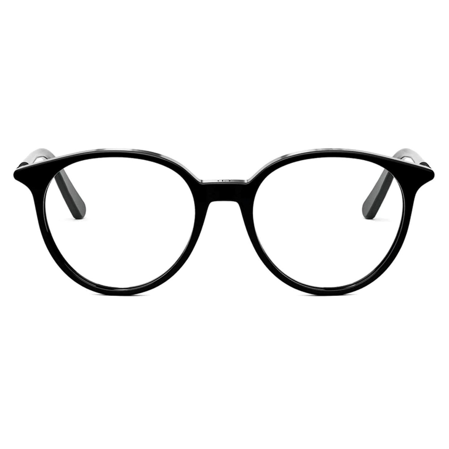 Front Dior MINI CD O R5I 1100 Round Eyeglasses on a white background