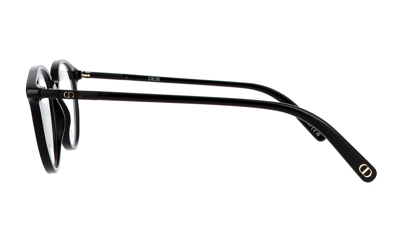 Beside Dior MINI CD O R5I 1100 Round Eyeglasses on a white background