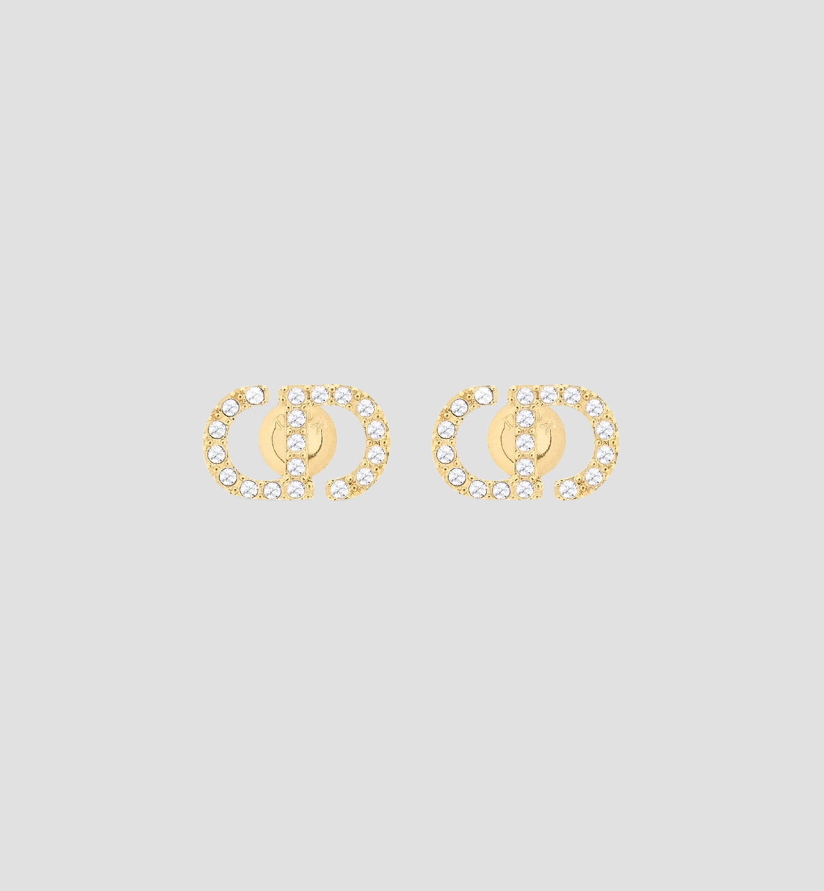 Dior Petit CD Mini Stud Earrings Gold E3045WOMCY-D03S