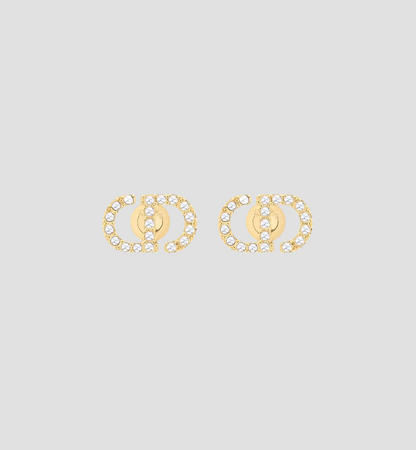 Dior Petit CD Mini Stud Earrings Gold E3045WOMCY-D03S