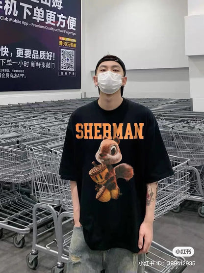 DREW HOUSE 3D SHERMAN SS TEE BLACK Authentic