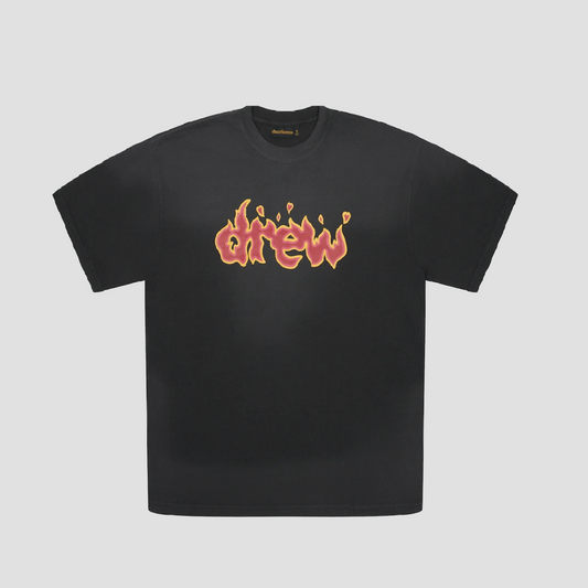 DREW HOUSE LIT DREW FADED BLACK TEE